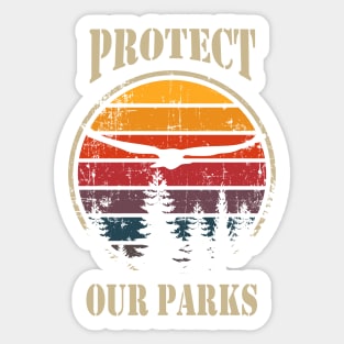 PROTECT OUR PARKS Sticker